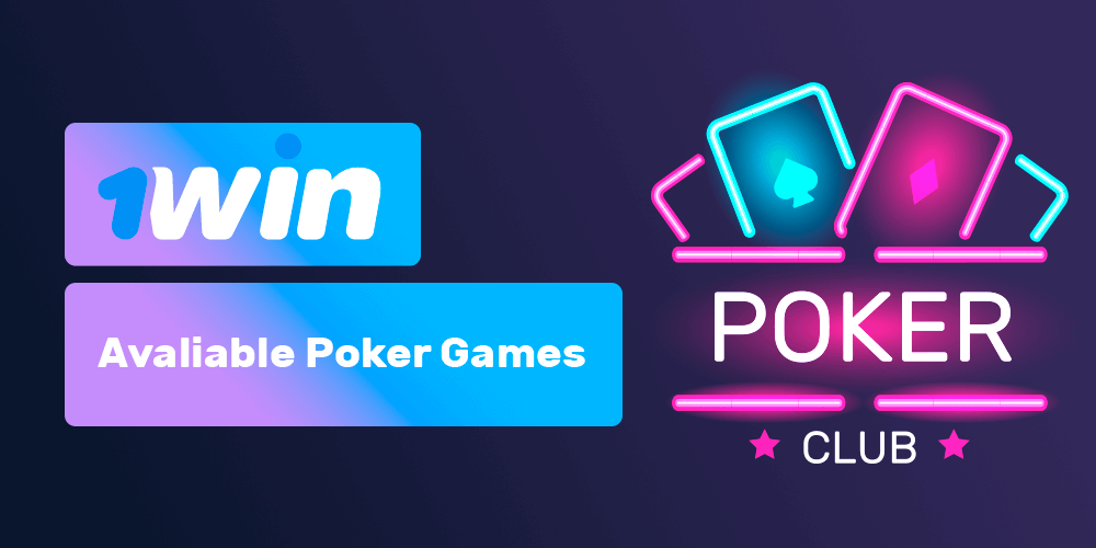 Avaliable Poker Games